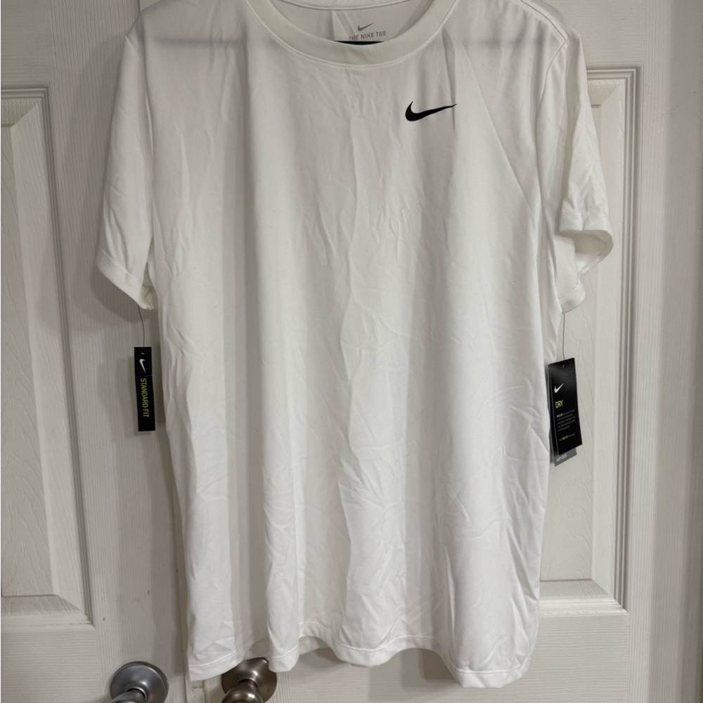 SOLD!! Women’s Nike Dri-Fit White T-Shirt